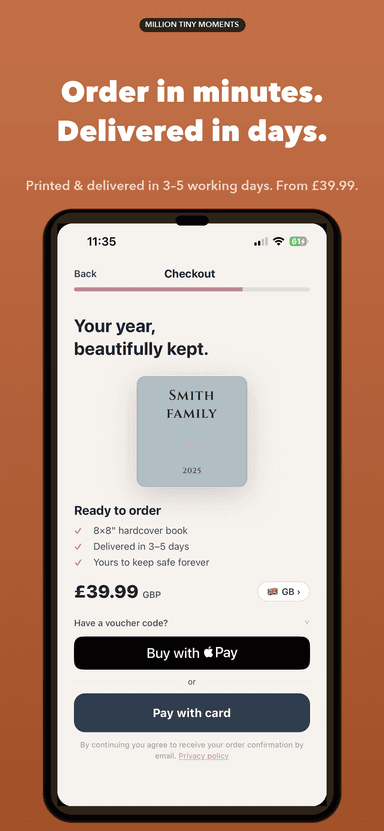 Order and delivery