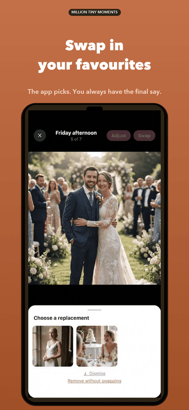Swap any photo for one you love